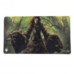 M22021 - Ultra Pro - MTG Commander Legends: Battle for Baldur’s Gate Playmat B featuring Faldorn, Dread Wolf Herald for Magic: The Gathering